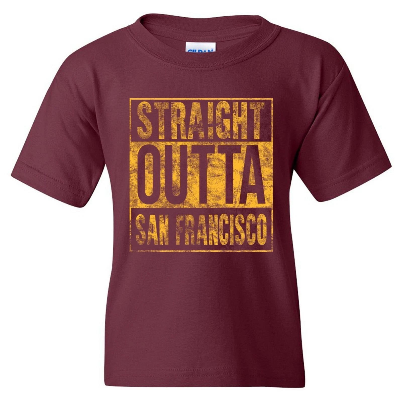 Straight Outta San Francisco - Hometown Football Sports Team Youth T Shirt L