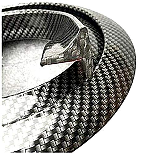 TradeWind Fender Moldings, Overfender Arches, Rubber, Flush Fit, Scratch Prevention, 1.5m, Set of 2 (Carbon Fiber Pattern)