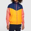 Nike Woven Hooded Jacket Men Outerwear Yellow Blue AR2192-739