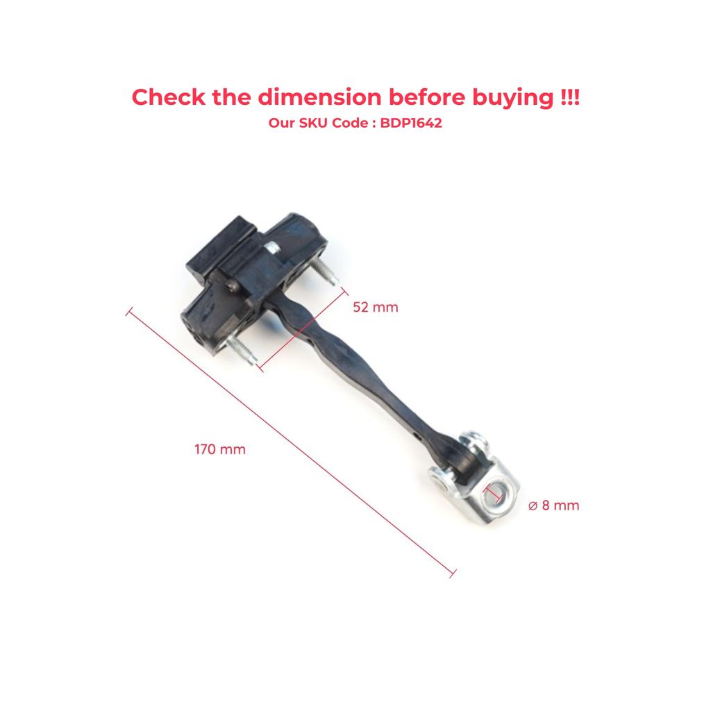 BDP1642-1 2 Stück Türstopper Türbegrenzer Riemen für Volvo C40 539 2021-Aktuell XC40 536 2017-Aktuell 31457262