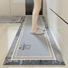 Kitchen Floor Mat Pvc Waterproof Leather Carpet Dirt-resistant Carpets Long Foot Mats Non-slip Oil-proof Modern Home Decor Rug