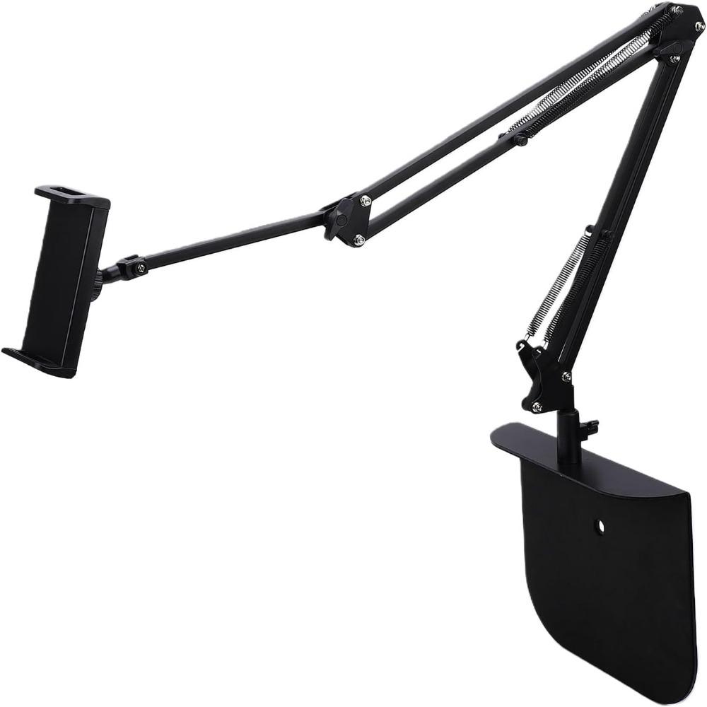 Carbon Steel Alloy Tablet Stand 360 Degree Rotatable Universal Tablet Holder Desk Setup