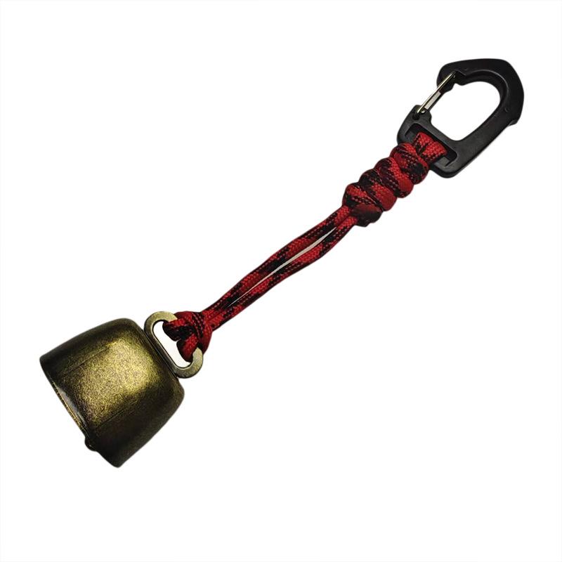 Japanese Style Vintage Cast Iron Bell Chime for Courtyard, Balcony, or Camping Tarp Use.