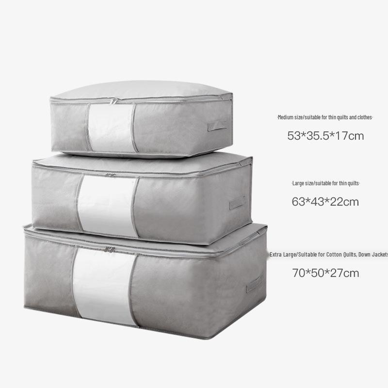 Velkokapacitní úložná taška na přikrývky a oblečení pro domácnost a stěhování