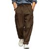 Men's Corduroy Work Pants Loose Fit Multi Pocket Straight Leg Casual Trousers Vintage Style 2026 New Model