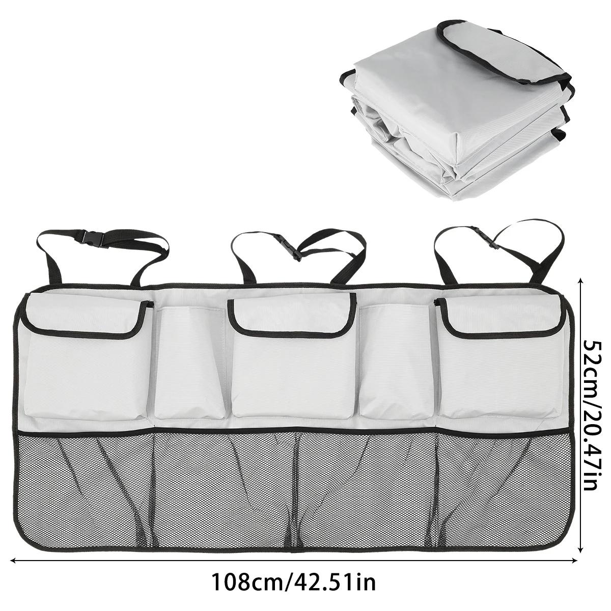 

Car Trunk Organizer Car Backseat Organizer Auto Seat Back Hanging Storage Bag Stowing Tidying 9 Pockets Waterproof 42.5x20.4 In