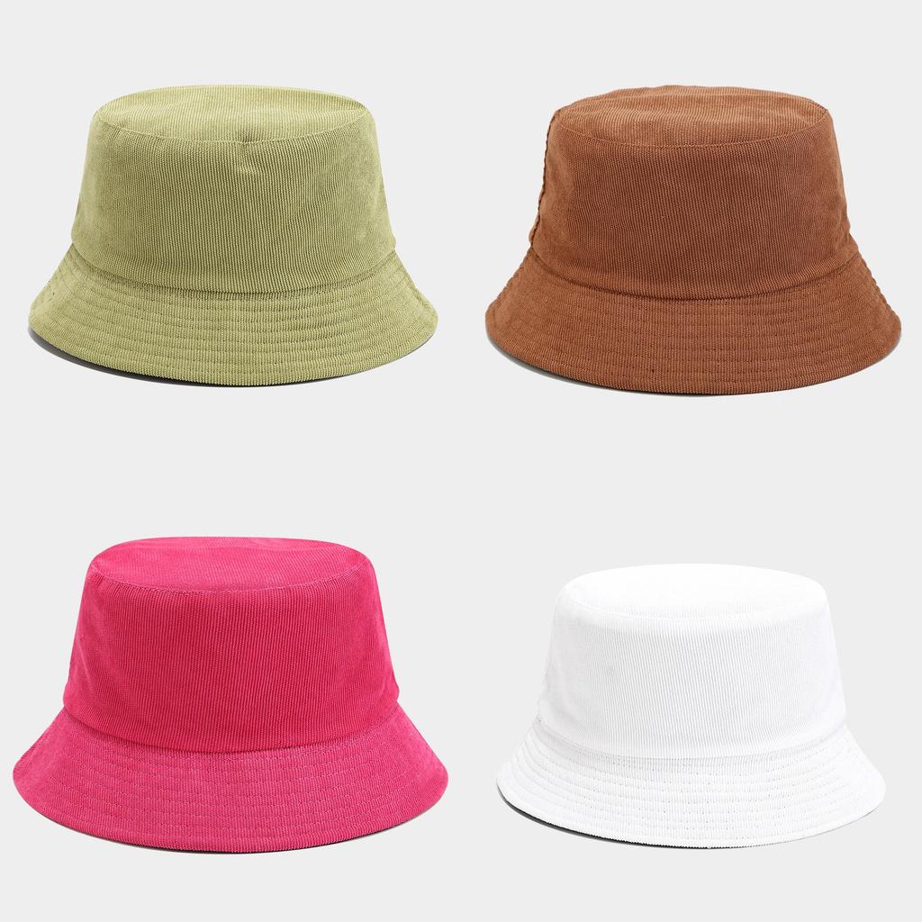 Cappello da Pescatore in Velluto a Coste Vintage per Donne e Uomini Con Protezione Solare Per Attività all'Aperto