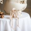 Skull Statues See Speak Hear No Evil Skeleton Figurine Crafts Ornaments Collectibles Statues for Skeleton Lovers Halloween Decor