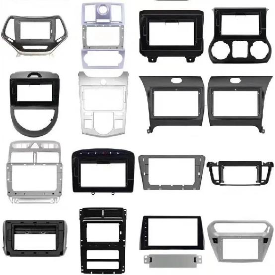 Car Radio Fascias Frame For Honda Civic 9 FK 2011-2017 an 9 Inch Stereo Panel Harness Power Cable Adapter Canbus Decoder