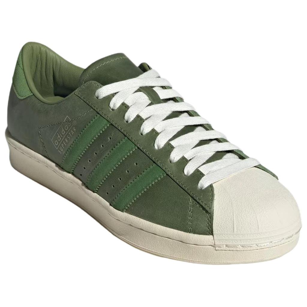 Adidas Superstar Vintage Crew Grønne Unisex Sneakers Craft-grønn Kremhvit JI0318