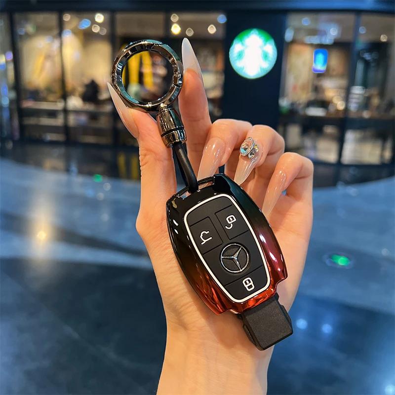 Car Samrt Key Fob Case Cover For Mercedes Benz A B C E S G Class W204 W205 W212 W213 W176 W177 GLC CLA AMG Accessories DZ0