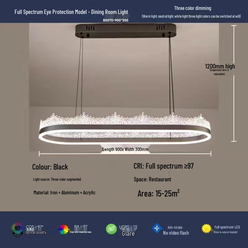 Minimalist Nordic Teardrop Chandelier: Italian Designer Modern Luxury Lighting for Living Room