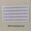 10-piece Self-adhesive Ruler Set, Suitable For Office/study/sewing — Can Be Attached To Any Smooth Surface, Measuring Tool