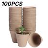 Biodegradable Seed Starter Pots Pulp Paper Transplanters Peat Flower Plant Seedlings Germination Tray Garden Eco Friendly