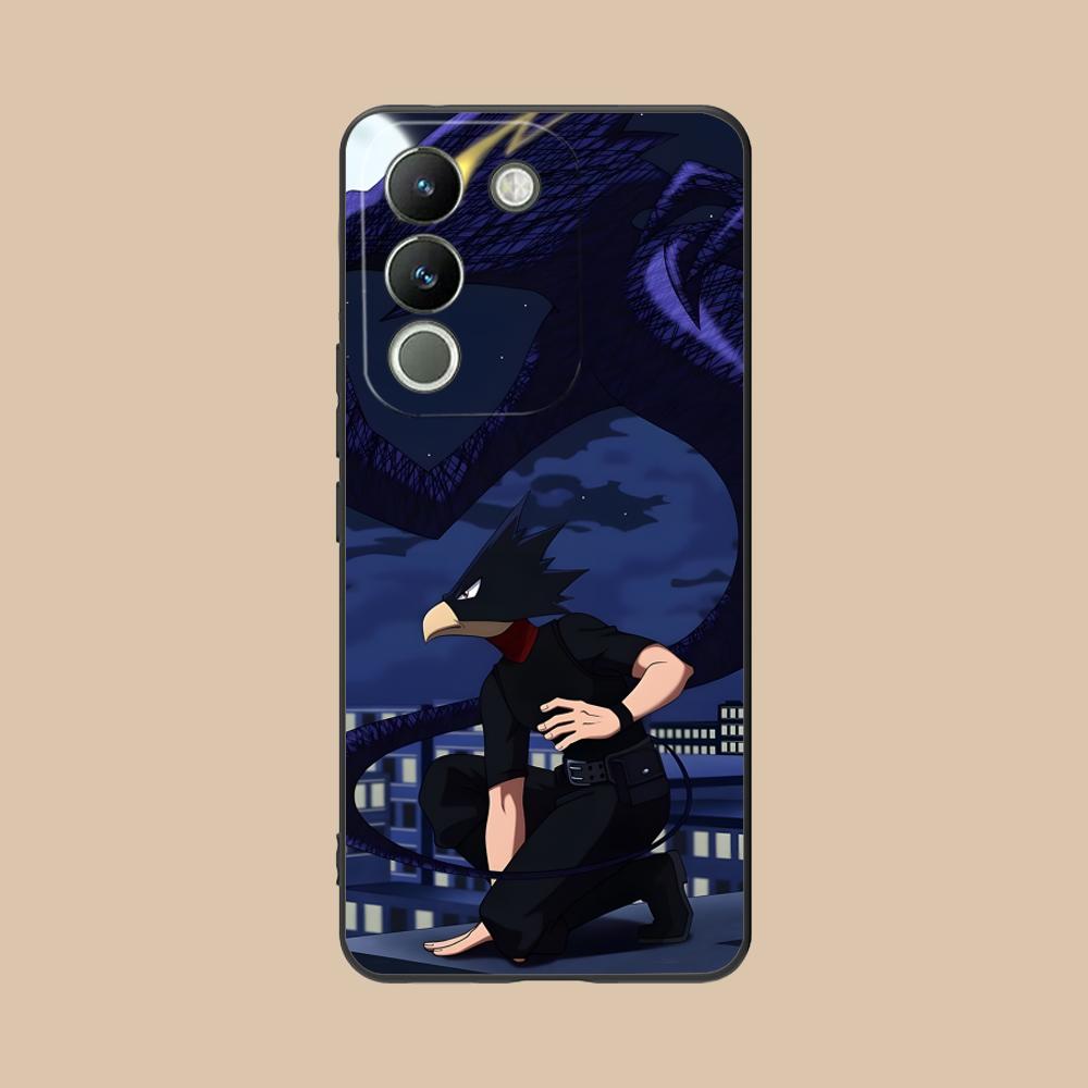 MHA Tokoyami Mobile Phone Case for VIVO V60 V50 V40 V30 V29 V27 V25 V23 Pro Lite 5G Colorful Printing Cover Luxury Cellphones