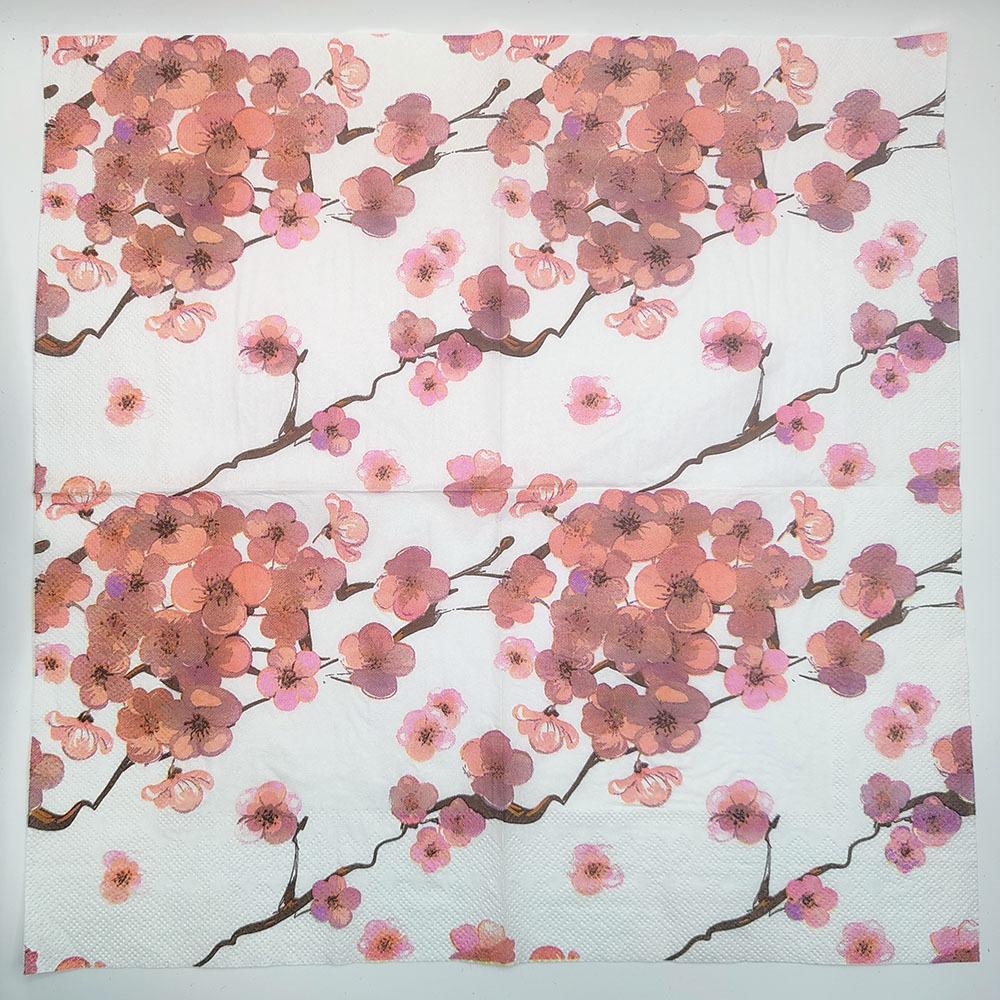 20pcs/pac Floral Printed Paper Napkins for Wedding Colorful Facial Tissues for Party Table Setting Disposable Dinner Napkins
