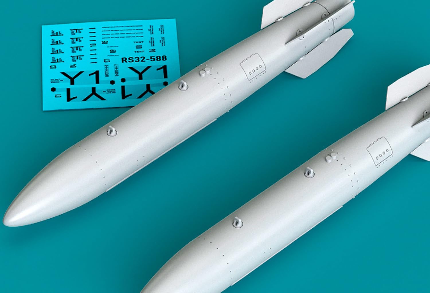 Reskit 1/32 Ядерная бомба B43-0 (2 куска) Пластиковые детали для моделей RSK32-0588 (Самолет)