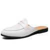 Fashion Spring and summer men's half slippers Fashion and  design styles Party and nightclub 38-46 casual shoes breathable