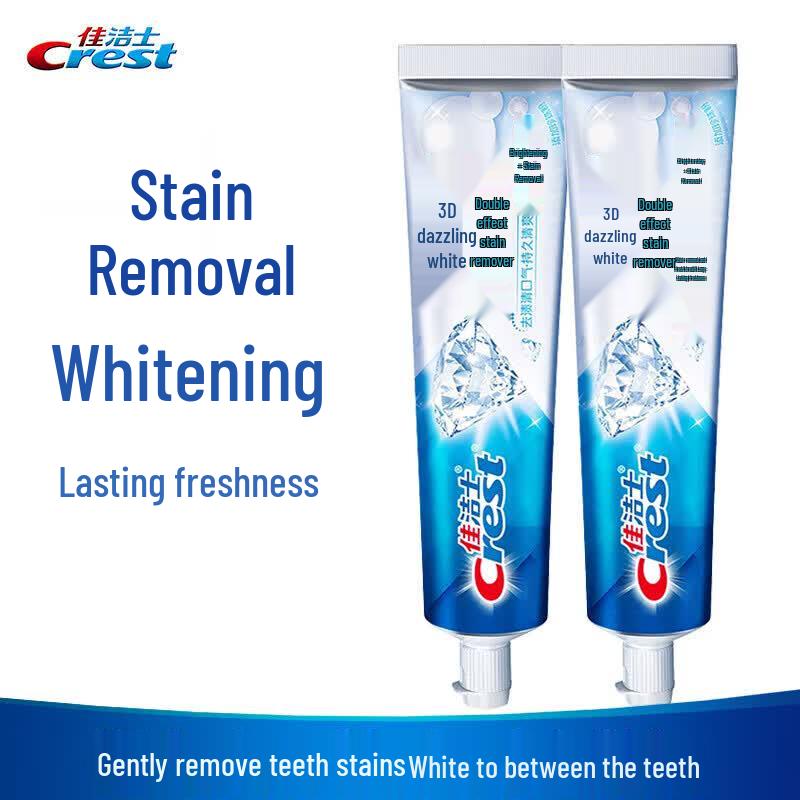 

Crest 3D White Dual Action Whitening Toothpaste (2-Pack)