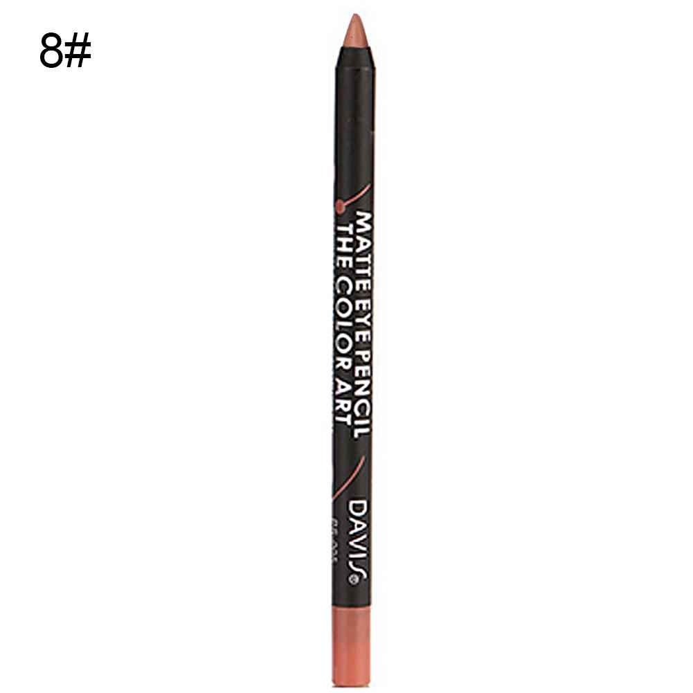 Puntos Vanntett Langvarig 12 Farger Leppestift Blyant Silkematt Lip Liner Kosmetisk