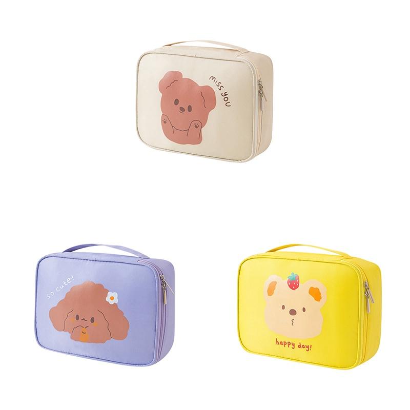 Elegante Mädchen Make-up Tasche mit hoher Kapazität für Toilettenartikel und Reiseutensilien