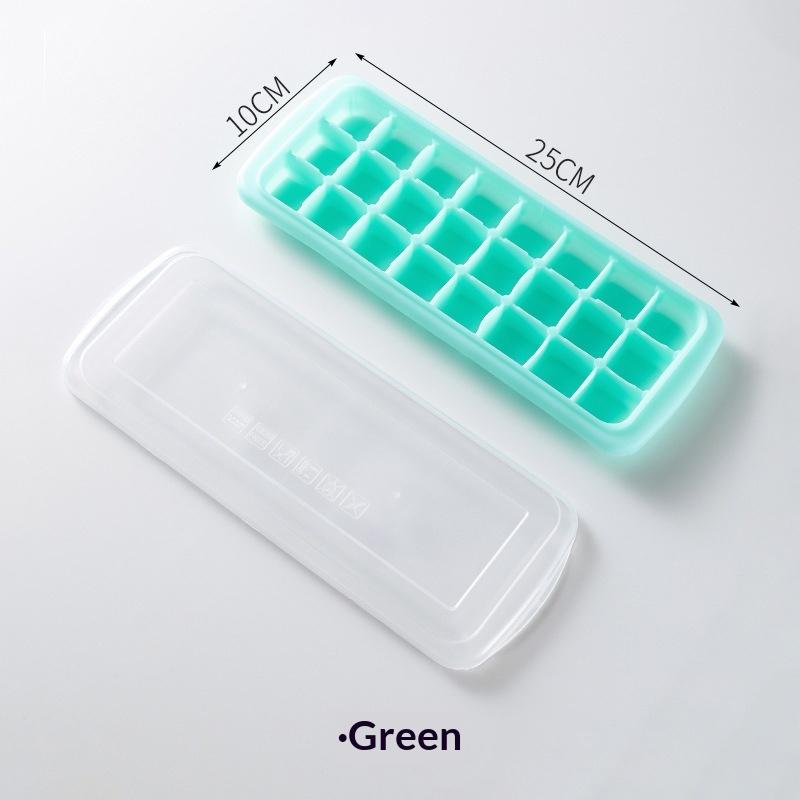 

24-Compartment Ice Cube Tray With Lid Easy To Unmold Suitable For Cocktails Cola Baby Food And Beverages D