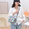 Borse a Spalla in Nylon per Donna Borsa Quadrata Piccola alla Moda Impermeabile Capacità Borsa Mamma Borsa a Tracolla Colorata Stampata da Donna