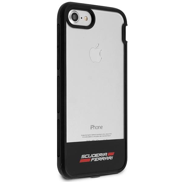 Ferrari Hardcase Fehcp7Bisbk Iphone 7/8/Se 2020 / Se 2022  Transparent Black