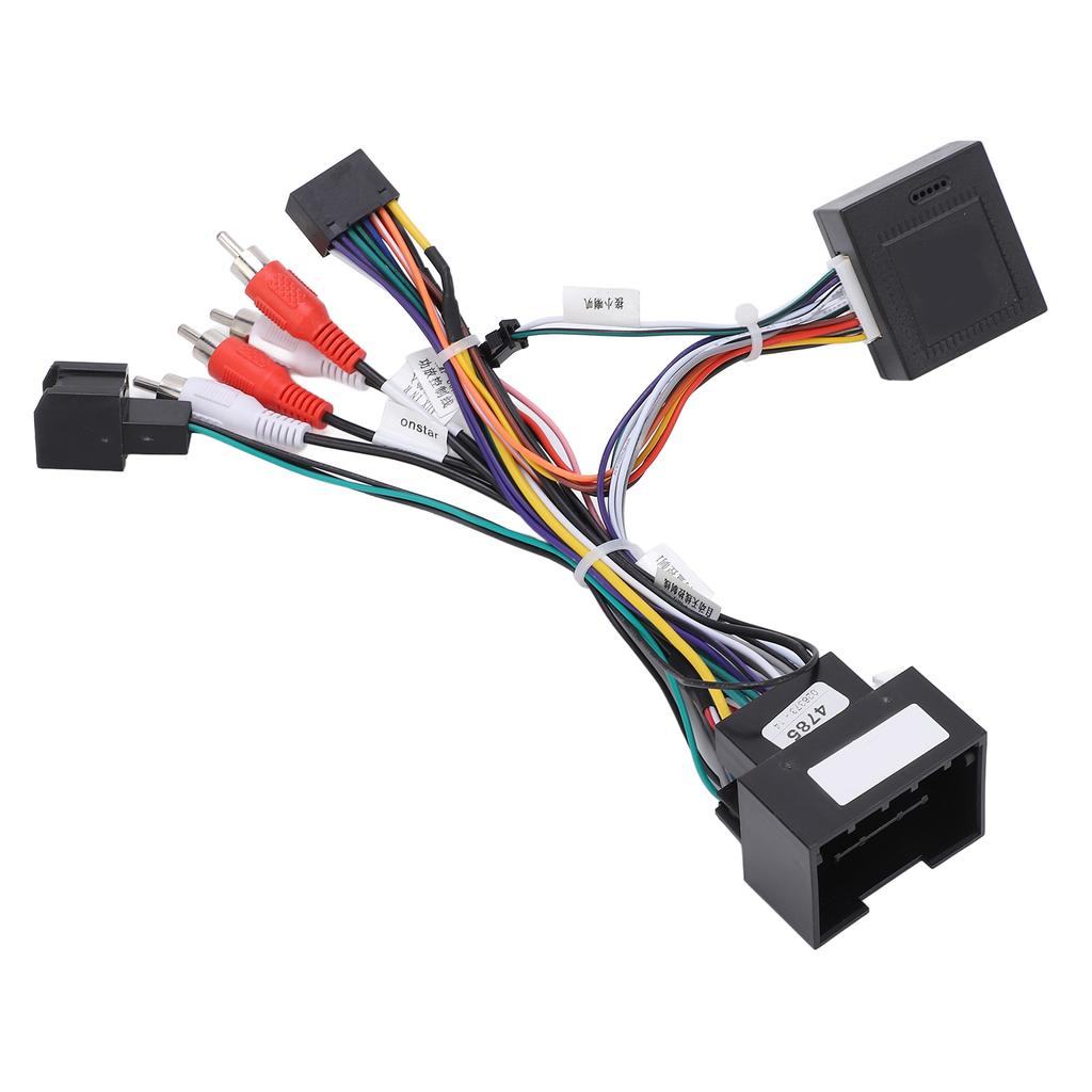 Audio Wiring Harness with CAN Bus Box 16Pin Replacement for Cruze Malibu