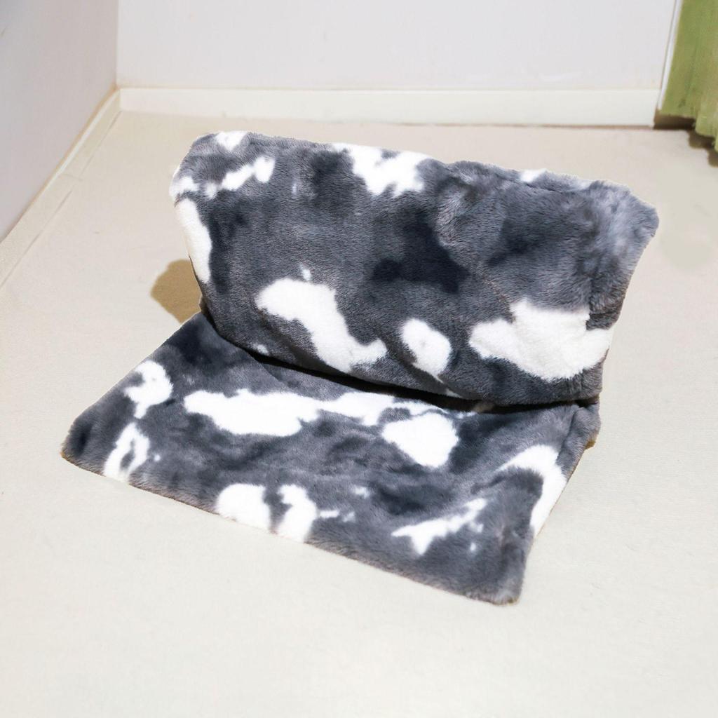 Spot Pet L-Shaped Washable Fleece Cat Bed: Removable, Foldable Metal Frame & Winter Warm Hammock.