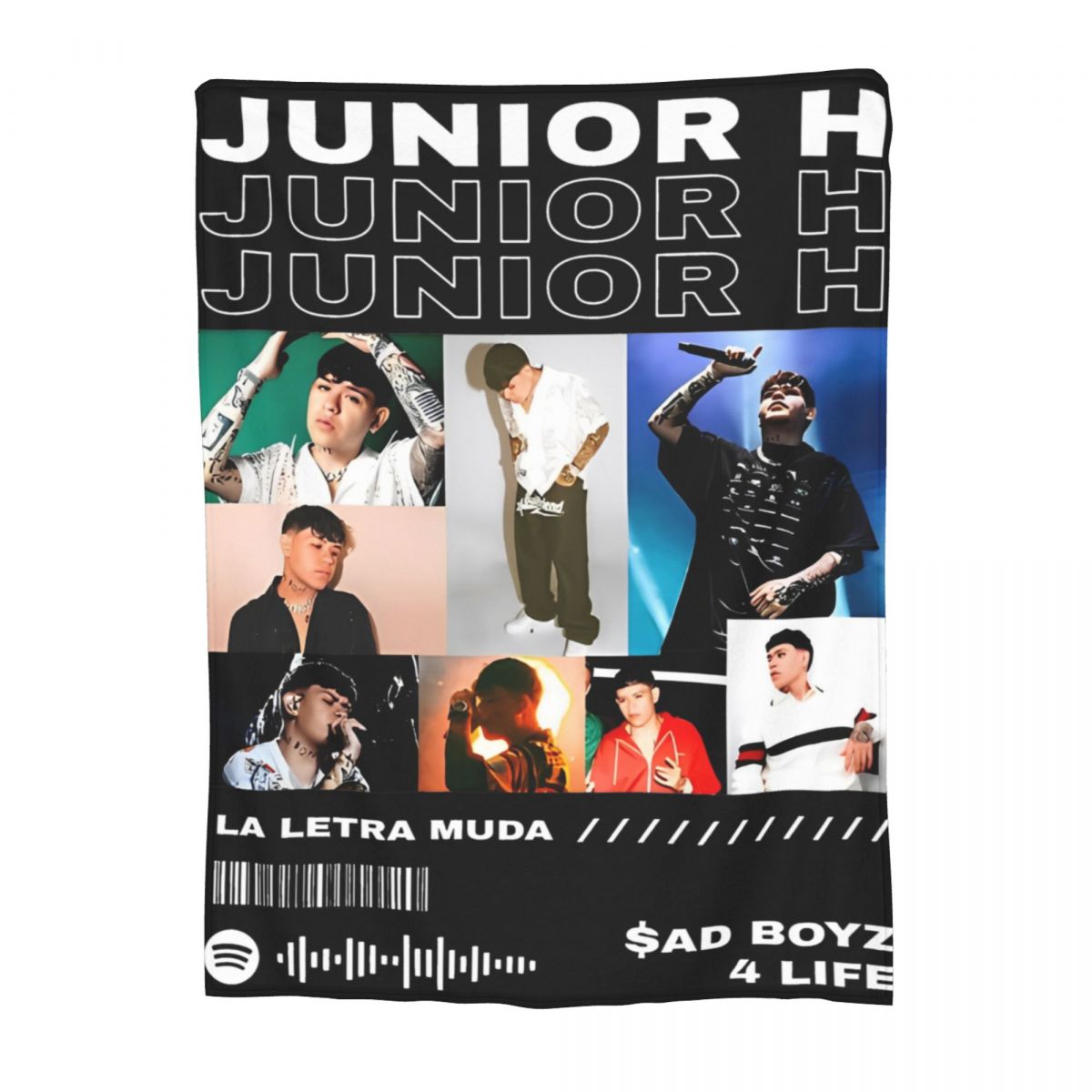Juniors H Singer Sad Boyz Tour Throw Blanket for Couch Fuzzy Soft Plush Blanket Multi-size for All Seasons 30x40in