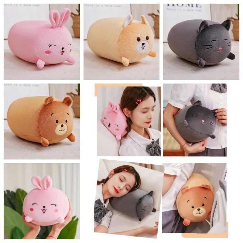 Rabbit Bear Cat Dog Plush Cushion Cartoon Stuffed Toy Home Xmas Gifts Children
