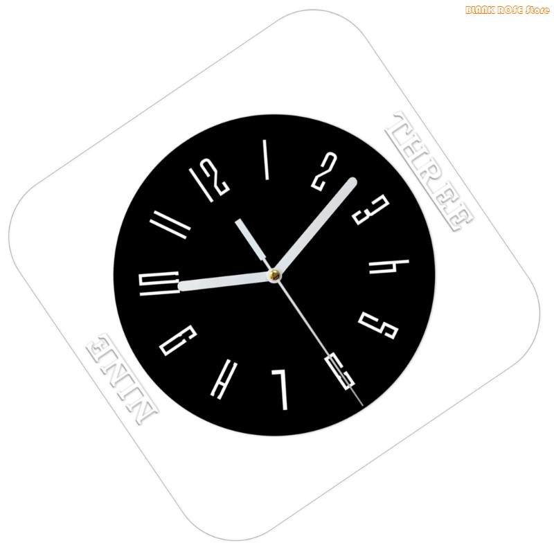 K1AE Wall Clock Decorative Clock Silents,Battery Operated, Moderns Wall Decors Living Room,Kitchen,Office Housewarmings Gift