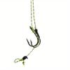 European Style Long Line Carp Nesting Device Fishing Set Green Pendant Finished Bait Feeder