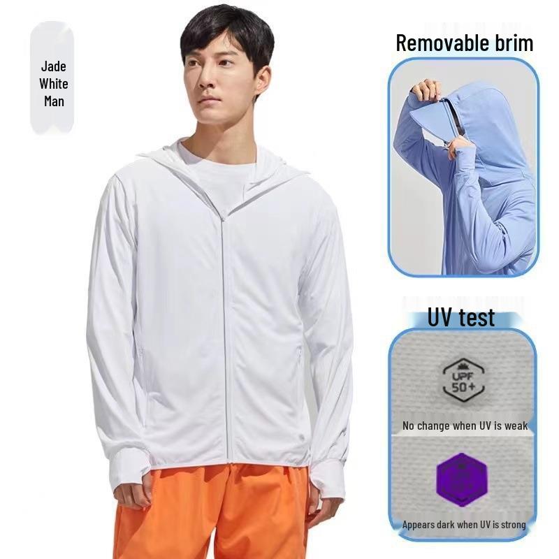 2023 UPF50 Ice Silk Detachable Brim Sun Protection Clothing for Men & Women