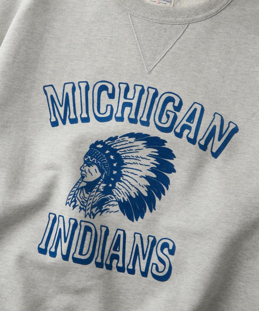 OUTSTANDING V.S.C Sweat(Michigan Indians)_3%Melange Gray