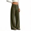 Women's New Wide Leg Pants, Loose Fit Straight Leg Casual Trousers, European Comfortable Everyday Wear