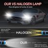 Y6 Projector Lens H4 White LED High/Low Beam Headlight Bulbs (universal)