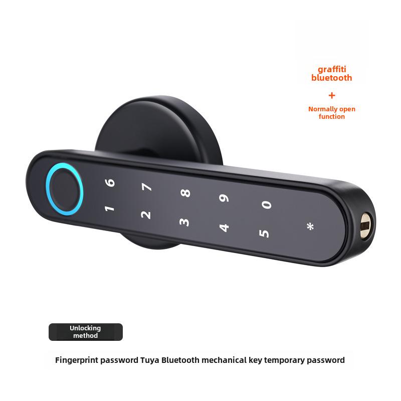 Tuya Smart Spherical Password Lock: Semi-Automatic Fingerprint Lock for Home or Office Doors.
