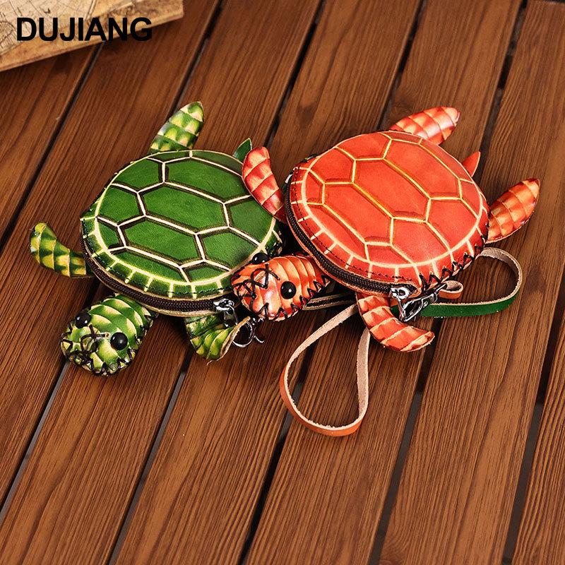 Handmade Leather Turtle Crossbody Bag Kit & Coin Purse