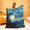 Famous Painter V VaN G GoGh Blanket Soft Throw Blanket for Home Bedroom Bed Sofa Picnic Travel Office Rest Cover Blanket Gift