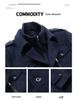 Autumn & Winter Men's Fashion Double-Collar Woolen Overcoat - Cold-Resistant Business Outerwear.