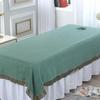 Thickened Cotton Linen Massage Bed Sheet - Solid Color