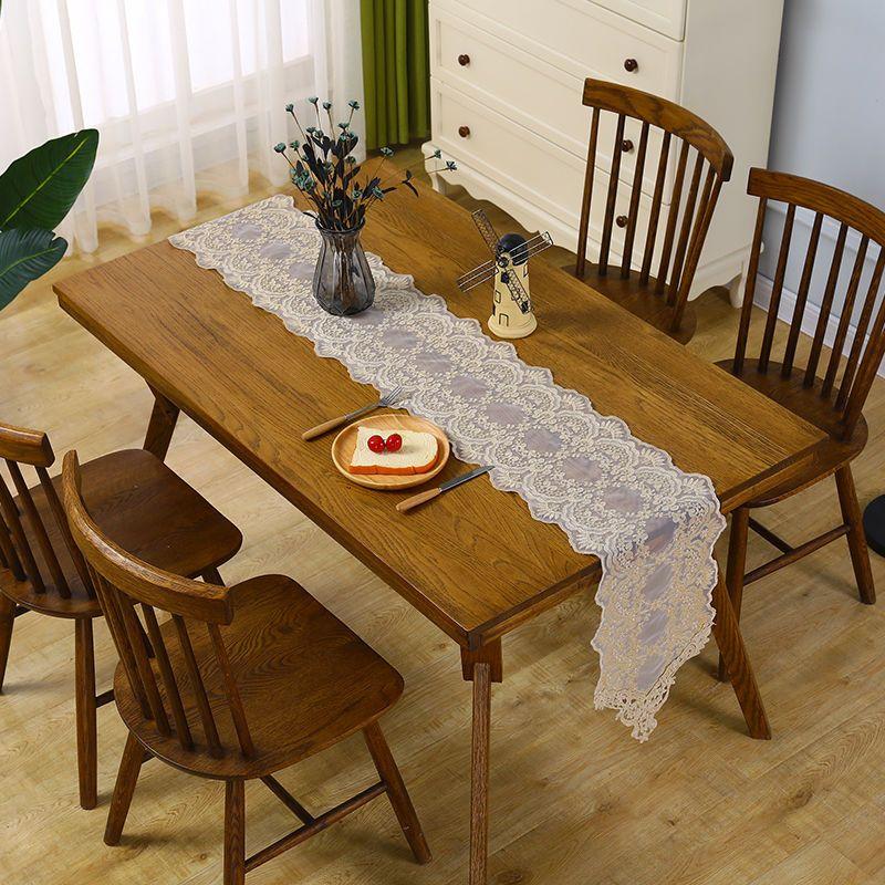 TV Cabinet Dresser European Black Lace Dining Table Table Flag Bucket Cabinet Cover Towel Coffee Table Flag Nordic Tablecloth Luxury