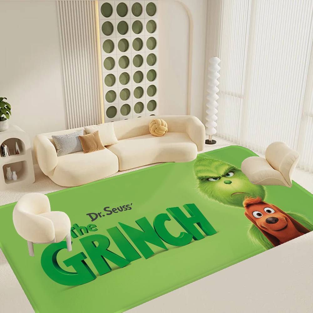 Cartoon THE G-GRINCHS Kitchen Mat Kids Room Bedroom Decoration Balcony Anti-Slip Doormat Living Room Alfombra