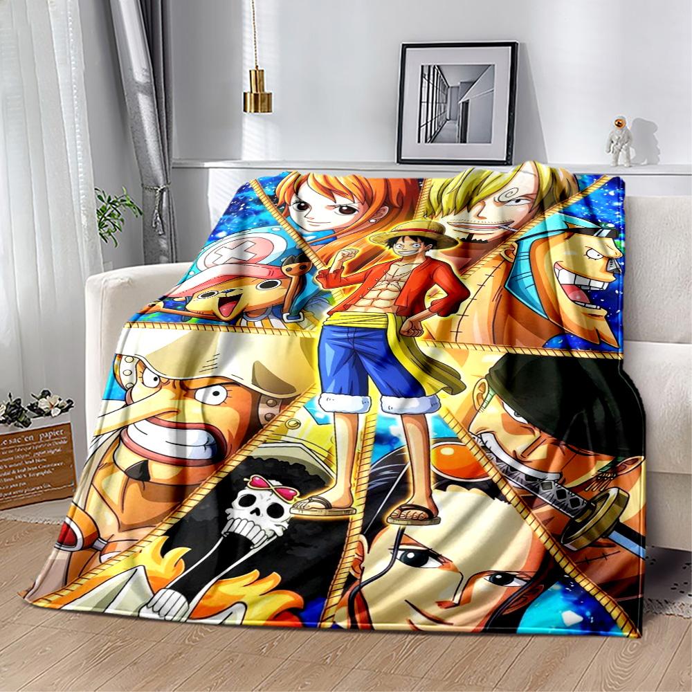 One Piece Adventure Suitable Blanket for Offices, Travel, Living Rooms Also a Good Gift for Friends and Family Suitable for All Seasons.