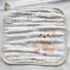 Soft Cotton Baby Face Washcloth & Hanging Bib