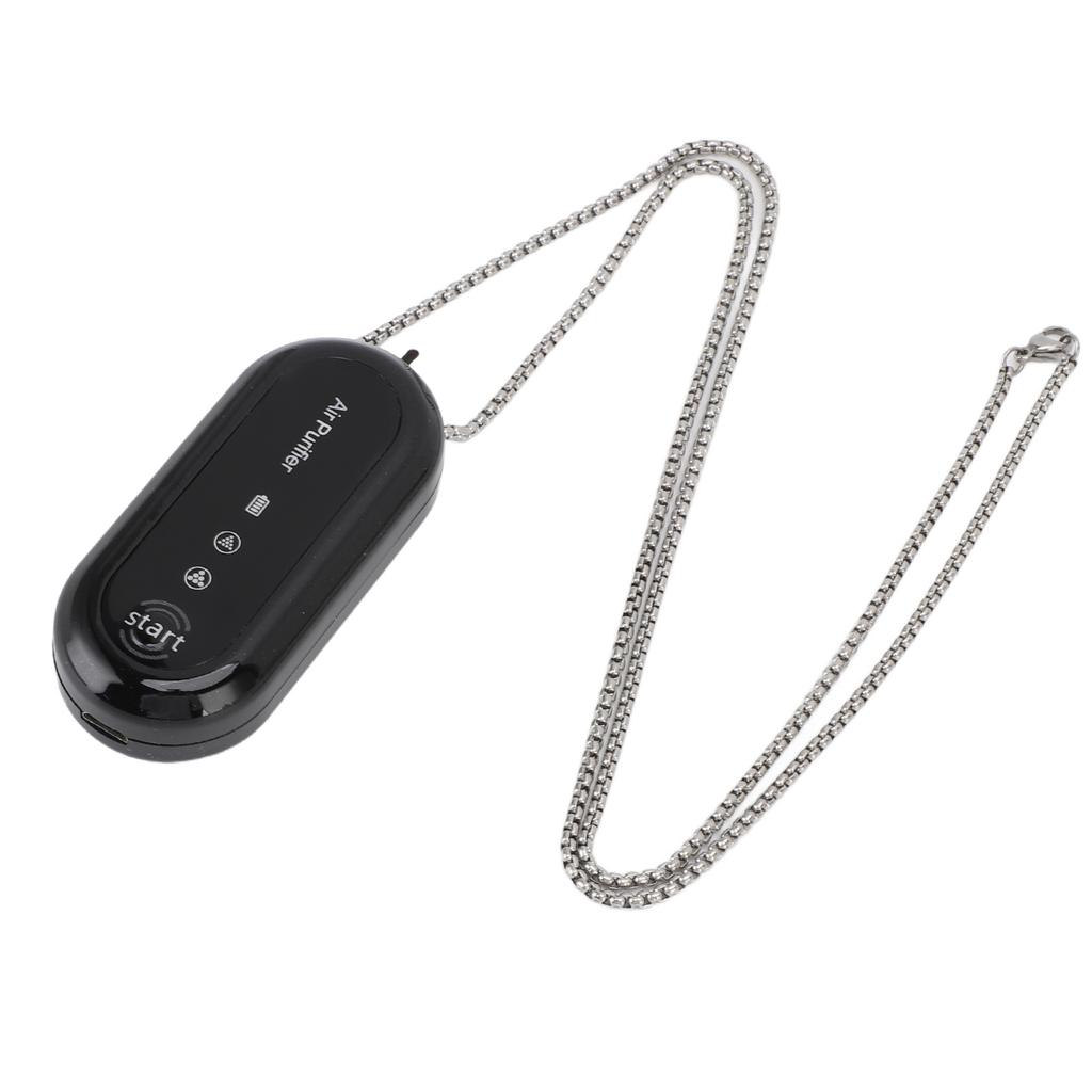 Rechargeable Personal Air Purifier Necklace Wearable Portable Negative Ion Air Purifier for Outdoor Travel