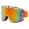 Large Frame Ski Goggle with Colorful Lens Anti-Collision Anti-Glare Motorcycle Goggle Outdoor Sport Snow Snowboard Skiing Goggle