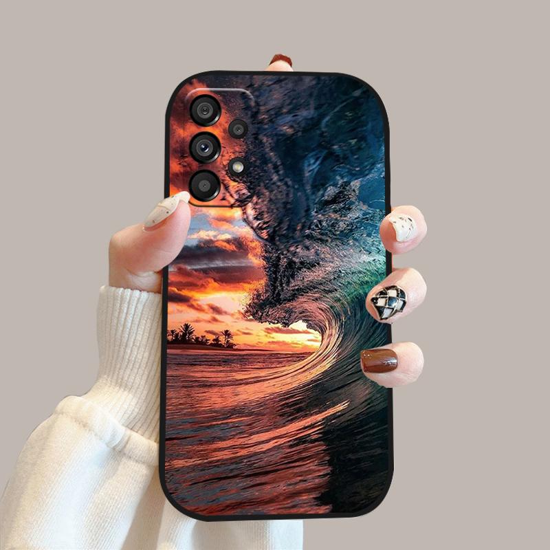 For Samsung A73 A72 Cases Fashion Cartoon Printing Soft Silicone TPU Phone Cover For Samsung Galaxy A53 A33 Phone Bumper Case